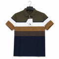 Earthtone Stripe Polo