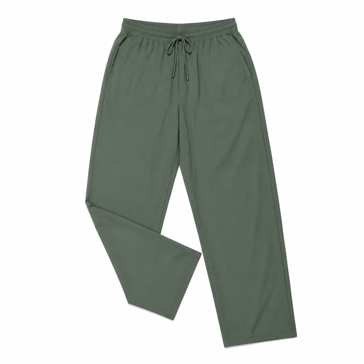 Olive Relaxed Drawstring Trouser