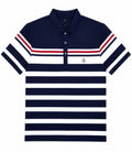 Navy Stripe Polo Shirt