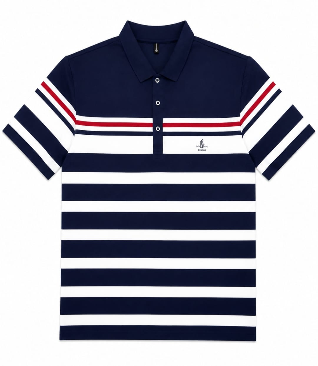 Navy Stripe Polo Shirt