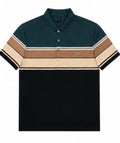 Midnight Striped Polo