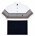 Ivory Striped Polo